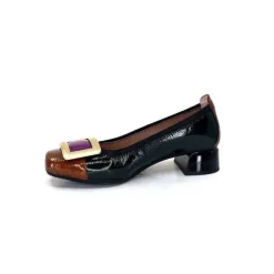 Hispanitas Chi 233141 Salma Cuir Vernis Vert Cuero Fushia