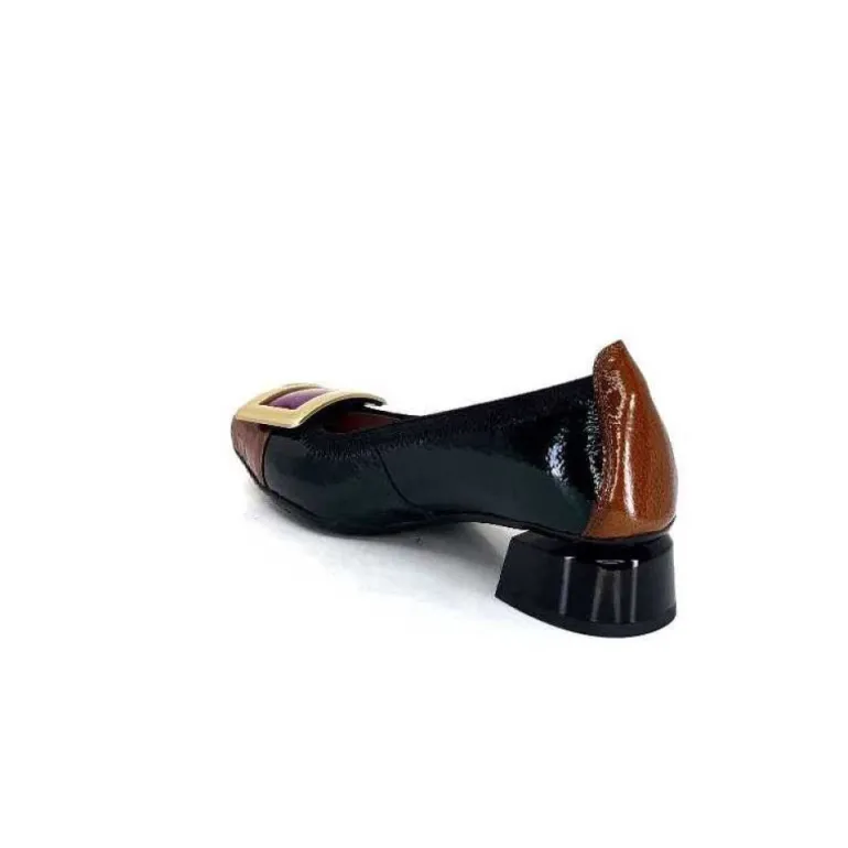 Hispanitas Chi 233141 Salma Cuir Vernis Vert Cuero Fushia