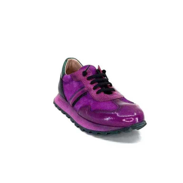 Hispanitas Hi 233073 Loira Cuir Vernis Et Daim Fushia
