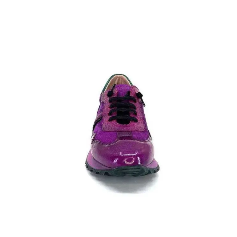 Hispanitas Hi 233073 Loira Cuir Vernis Et Daim Fushia