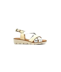 Ivoire 2146 Ceralin Cuir Blanc Beige Argent