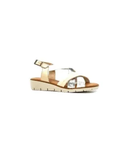 Ivoire 2146 Ceralin Cuir Blanc Beige Argent