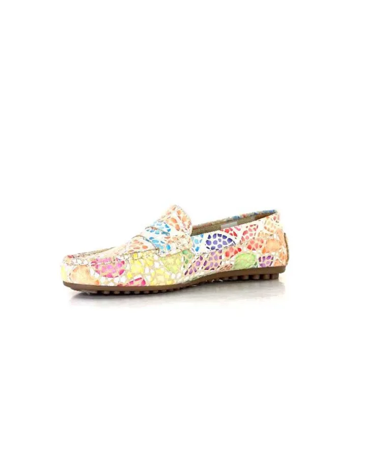 Ivoire 10322 Cuir Beige Multicolore