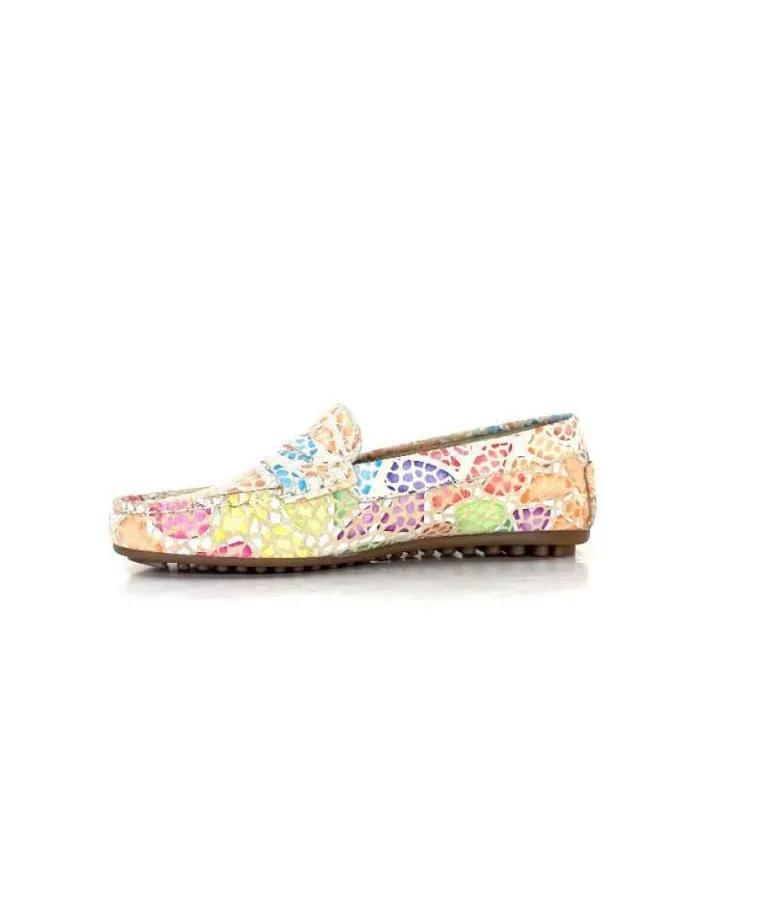 Ivoire 10322 Cuir Beige Multicolore