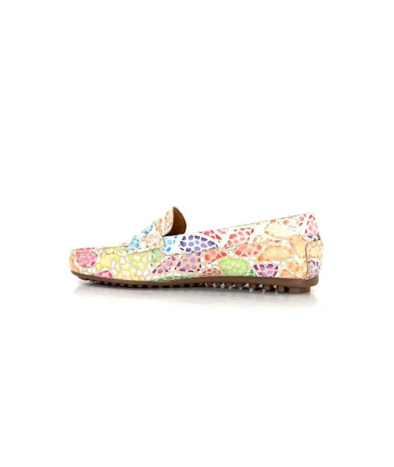 Ivoire 10322 Cuir Beige Multicolore