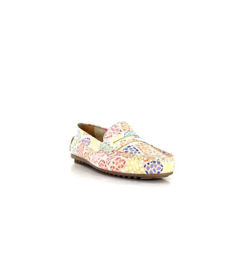 Ivoire 10322 Cuir Beige Multicolore