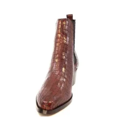 Ivoire 44447 Cuir Croco Cognac