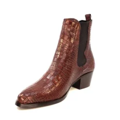 Ivoire 44447 Cuir Croco Cognac