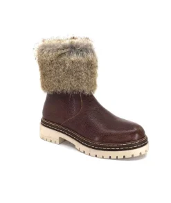 Ivoire 108523 Cuir Graine Marron