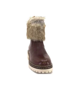 Ivoire 108523 Cuir Graine Marron