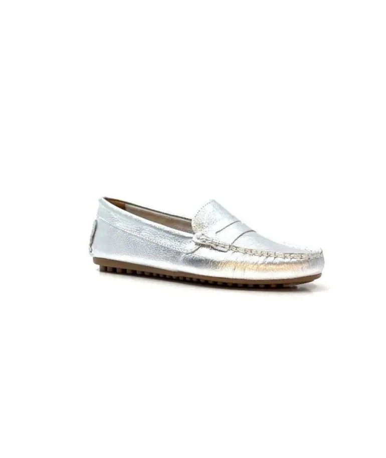 Ivoire 10322 Cuir Metal Argent