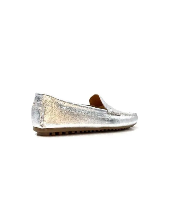 Ivoire 10322 Cuir Metal Argent