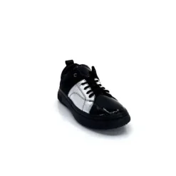 Ivoire 500-353 Cuir Noir & Argente