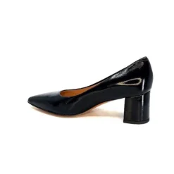 Ivoire 1601 Cuir Vernis Noir