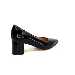 Ivoire 1601 Cuir Vernis Noir