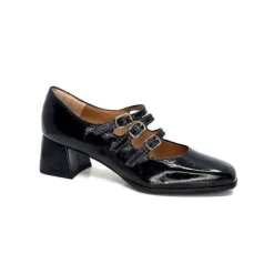 Ivoire 4145 Cuir Vernis Noir