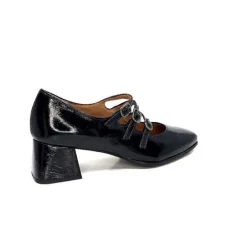 Ivoire 4145 Cuir Vernis Noir