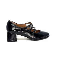 Ivoire 4145 Cuir Vernis Noir