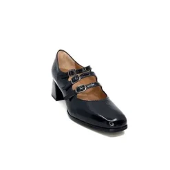 Ivoire 4145 Cuir Vernis Noir