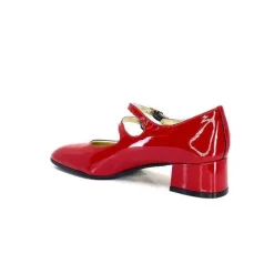 Ivoire 914 Cuir Vernis Rouge