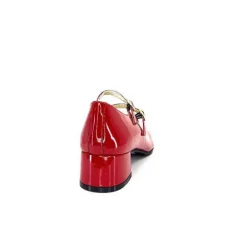 Ivoire 914 Cuir Vernis Rouge