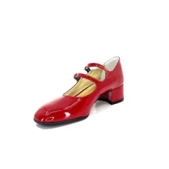 Ivoire 914 Cuir Vernis Rouge