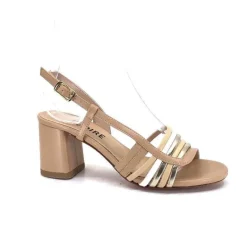 Ivoire 037 F70 Riv Cuir Nude