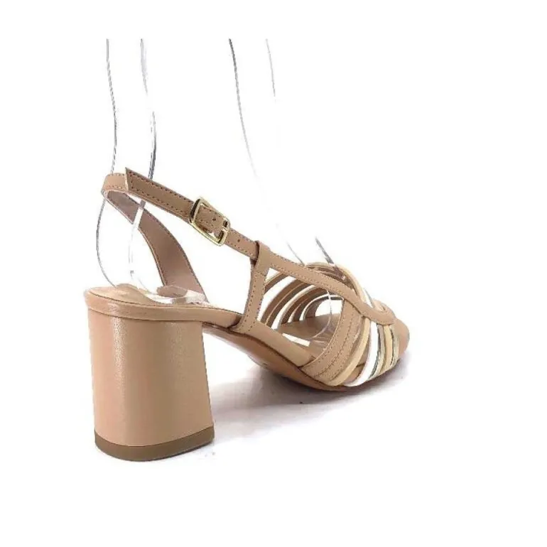 Ivoire 037 F70 Riv Cuir Nude