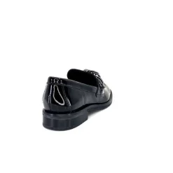 Ivoire 77502 Falconi Cuir Vernis Noir