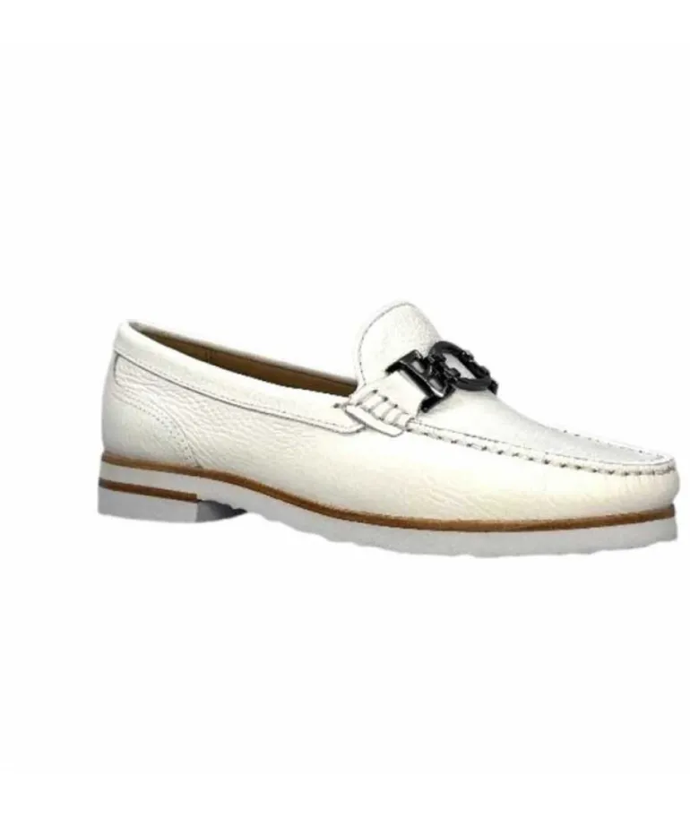Ivoire 50686 Gravanni Cuir Blanc