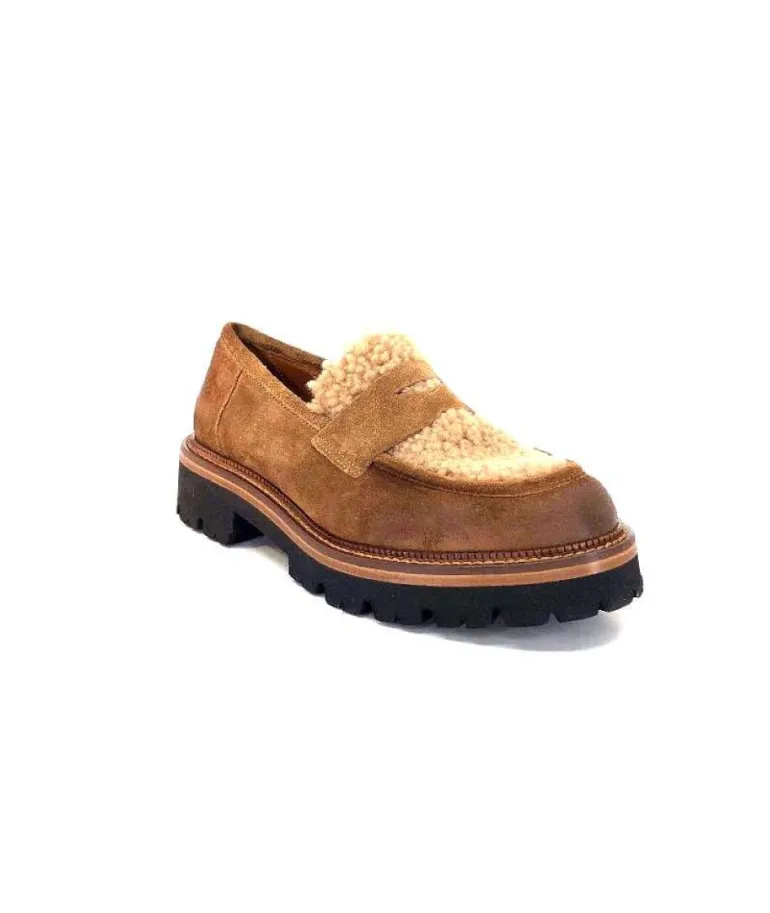 Ivoire 3276 Sabbia Montone Daim Marron