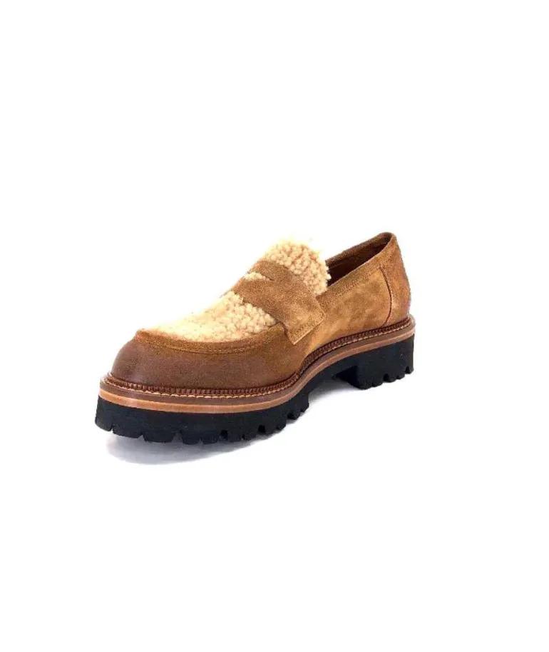 Ivoire 3276 Sabbia Montone Daim Marron