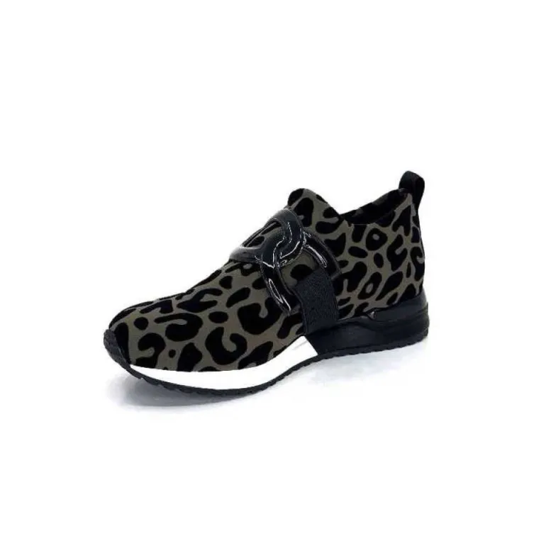 Ivoire 2203626 Textile Kaki Noir Leo