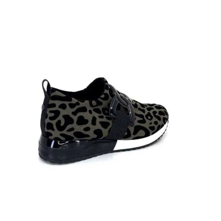 Ivoire 2203626 Textile Kaki Noir Leo