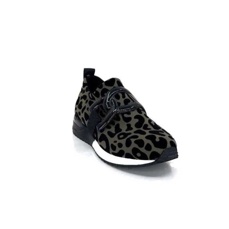 Ivoire 2203626 Textile Kaki Noir Leo