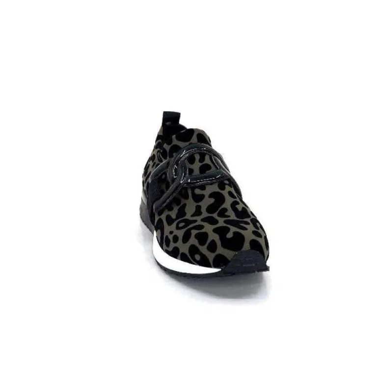 Ivoire 2203626 Textile Kaki Noir Leo