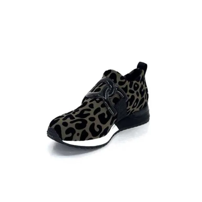 Ivoire 2203626 Textile Kaki Noir Leo