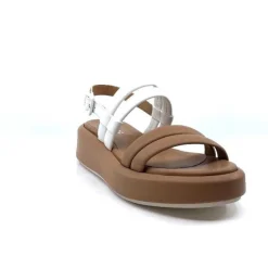 Ivoire 2056 Yara Cuir Marron & Blanc