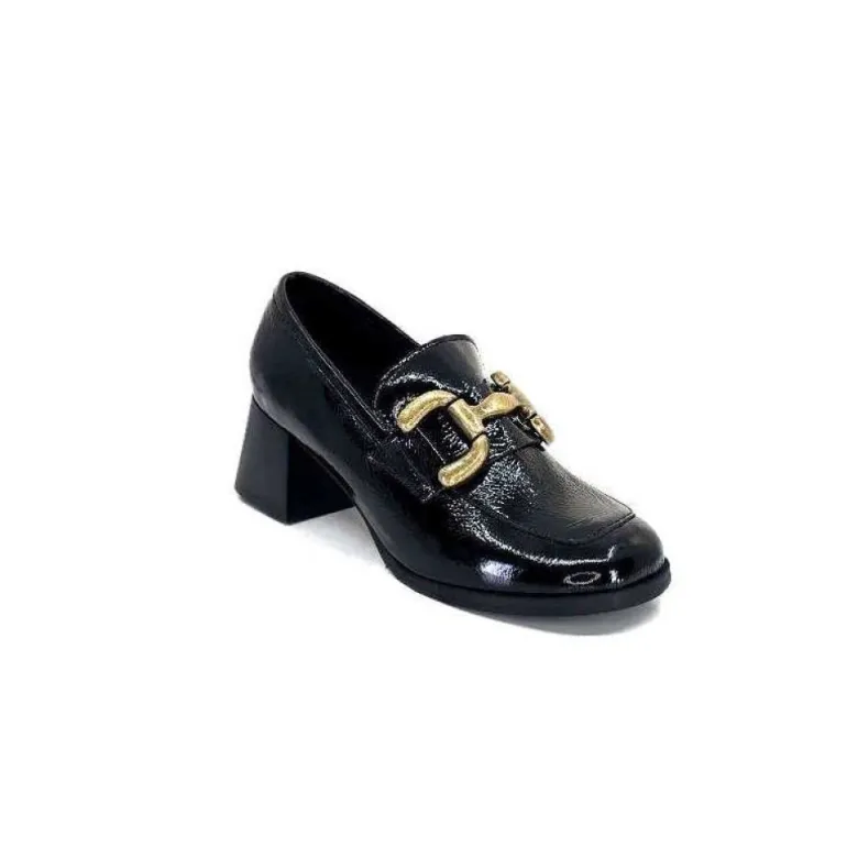 Ivoire 11301A Cuir Vernis Noir