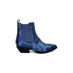 Ivoire Ar230 Cuir Metal Bleu Cobalt