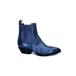 Ivoire Ar230 Cuir Metal Bleu Cobalt