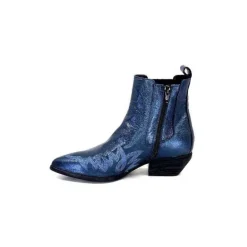 Ivoire Ar230 Cuir Metal Bleu Cobalt
