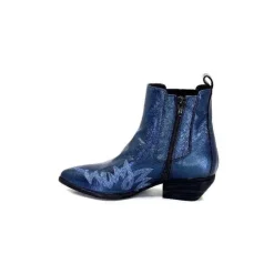 Ivoire Ar230 Cuir Metal Bleu Cobalt