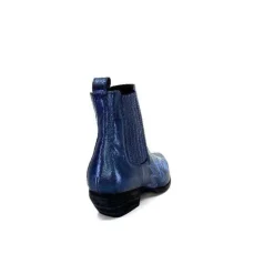 Ivoire Ar230 Cuir Metal Bleu Cobalt