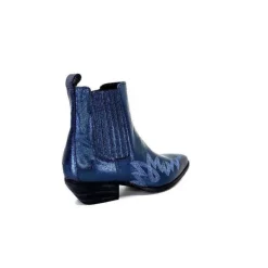 Ivoire Ar230 Cuir Metal Bleu Cobalt