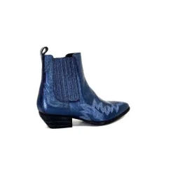 Ivoire Ar230 Cuir Metal Bleu Cobalt