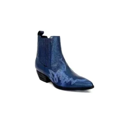 Ivoire Ar230 Cuir Metal Bleu Cobalt