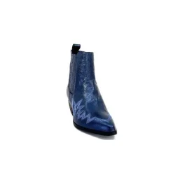 Ivoire Ar230 Cuir Metal Bleu Cobalt