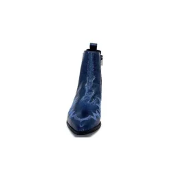 Ivoire Ar230 Cuir Metal Bleu Cobalt