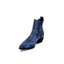 Ivoire Ar230 Cuir Metal Bleu Cobalt